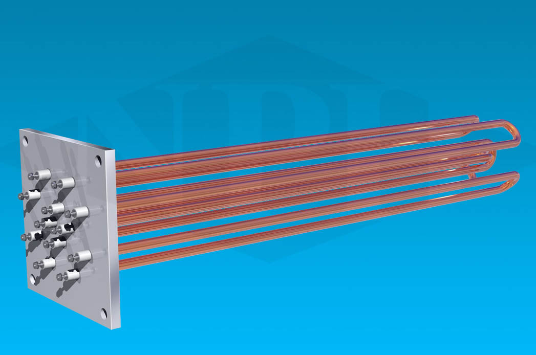 Flanged Immersion Heaters for Mild Corrosive Solutions